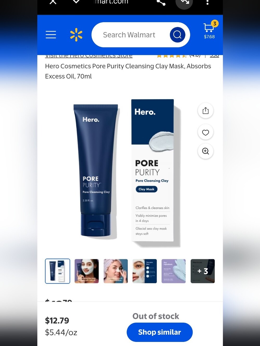 Pore Purity Clay Mask — Deep Cleansing Face Mask Usually Out Of Stock